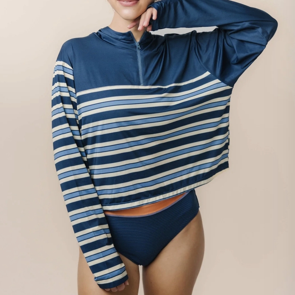 Nani Swimwear UPF 50 Cropped Sun Shirt Size XS